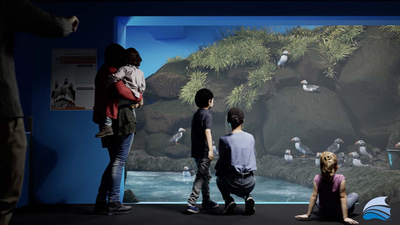 Rendering of the Puffin Habitat
